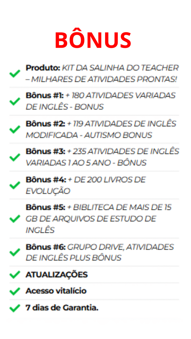 BÔNUS